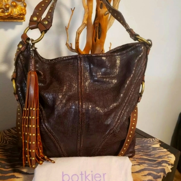 BOTKIER Bombay Crackled LTR SOLD OUT Vintage HB - Picture 4 of 9